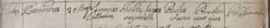 Zpis o ktu Bernarda Hulity v Poleovicch 24.5.1706