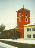 Kostel Nanebevzet Panny Marie v Hnojicch v r. 2000