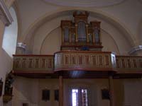 Varhany v kostele Poven sv. Ke